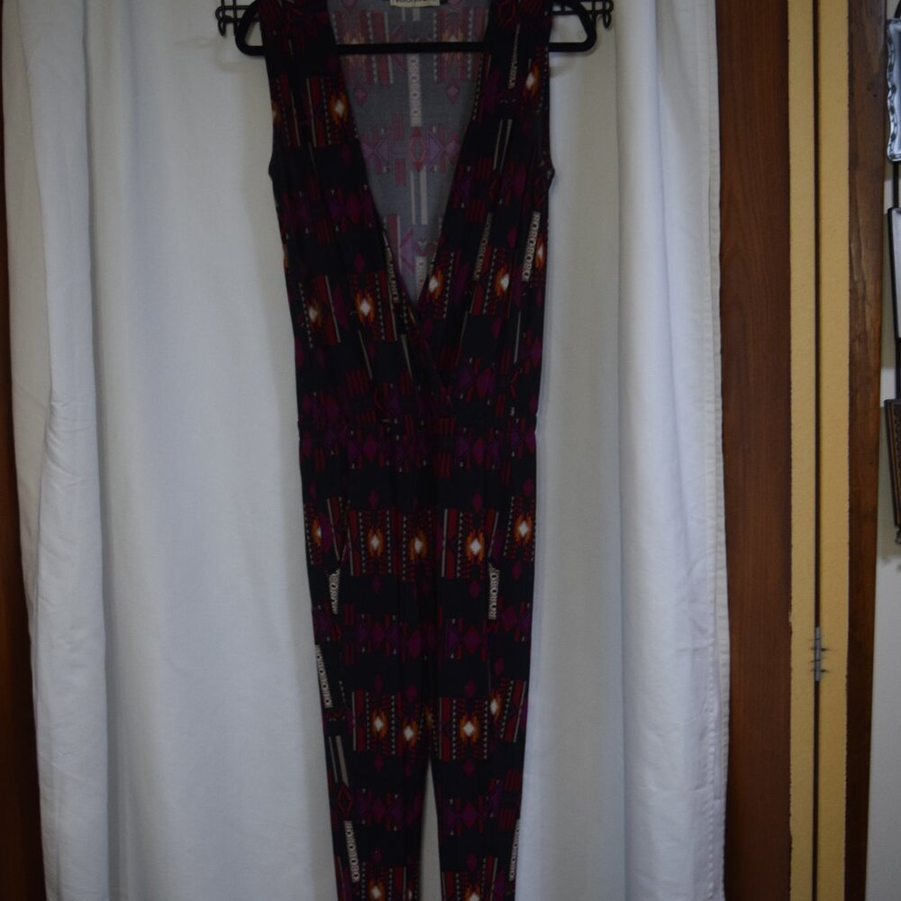 Veronica M jumpsuit/romper geometric design, size small